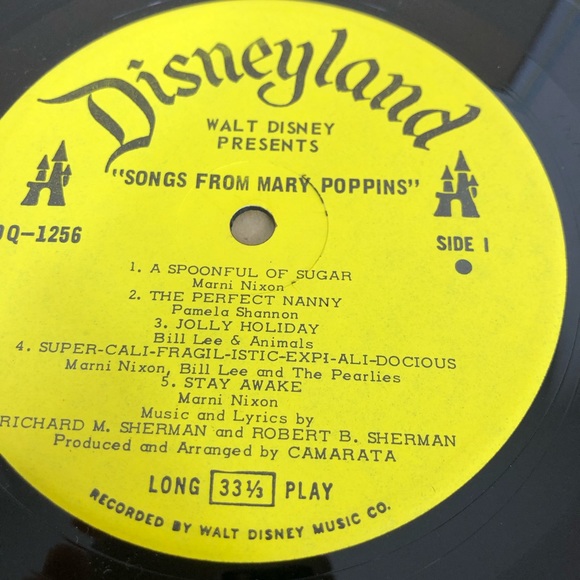 Vintage 1964 Walt Disney: 10 Songs From Mary Poppins Vinyl - Picture 8 of 10